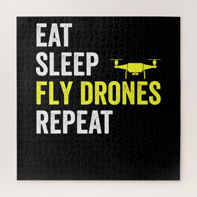 Quebra-cabeça Coma Drones com mosca do sono Repetir Piloto do Dr (Vertical)