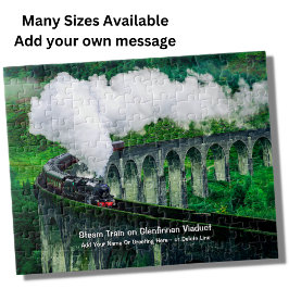 Quebra-cabeça Comboio a vapor em Glenfinnan Viaduct - Adicionar