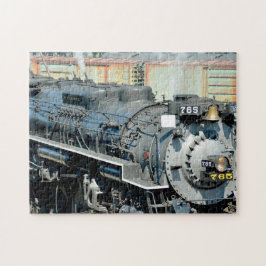 Quebra-cabeça Comboio-locomotiva Black Nikel Plate Road 765