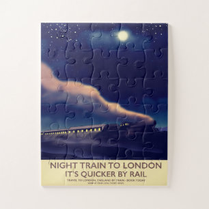Quebra-cabeça Comboio Noturno Para Londres.