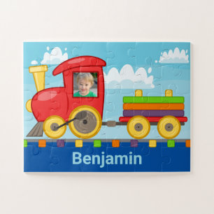 Quebra-cabeça Comboio Personalizado com Foto para Crianças