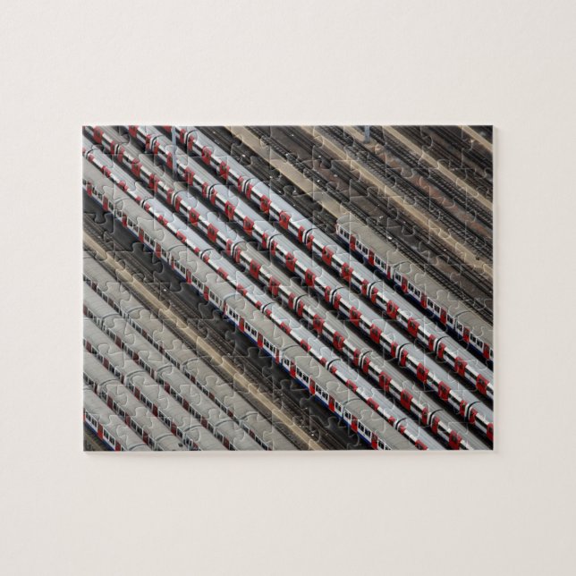 Quebra-cabeça Comboios Impossíveis (Horizontal)