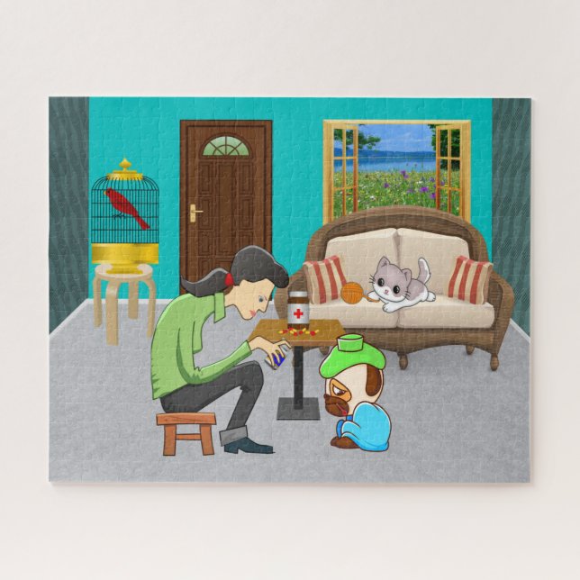 Quebra-cabeça ComfyPaws (Horizontal)