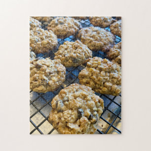 Quebra-cabeça Comida de Cookies de aveia
