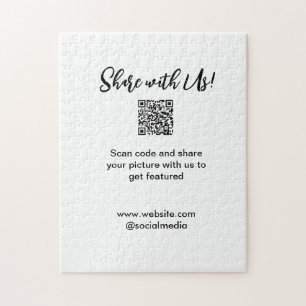 Quebra-cabeça Compartilhe a imagem digitalizar código QR adicion
