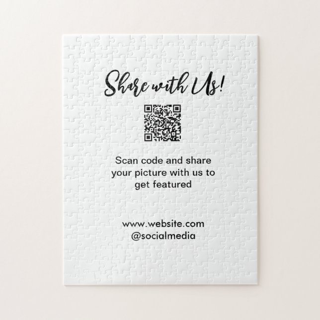 Quebra-cabeça Compartilhe a imagem digitalizar código QR adicion (Vertical)