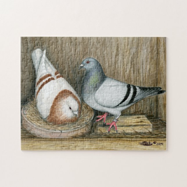 Quebra-cabeça Competindo a vida dos locais em casa (Horizontal)