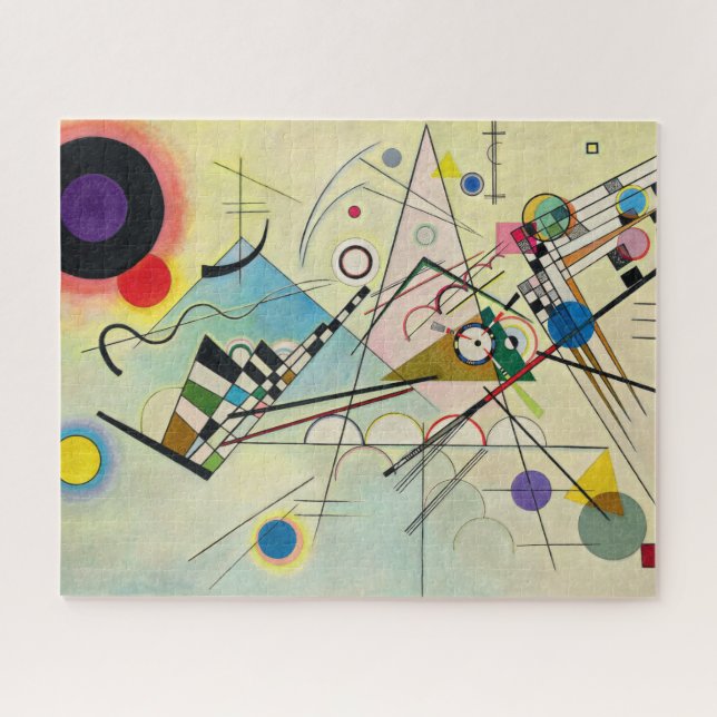 Quebra-cabeça Composição 8 de Wassily Kandinsky (Horizontal)