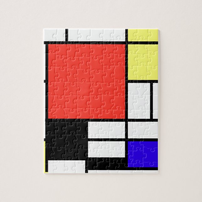 Quebra-cabeça Composição, Mondriaan (Vertical)