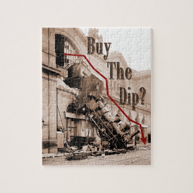 Quebra-cabeça Comprar O Humor Do Mercado De Ações Dip (Vertical)