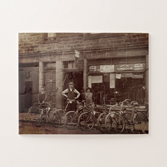 Quebra-cabeça Compro Bicicleta Escocês G J MacDonald c 1925 (Horizontal)