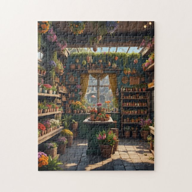 Quebra-cabeça compro de flores jamaicanas dentro (Vertical)