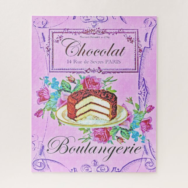 Quebra-cabeça Compro de pastelaria de chocolate vitoriano (Vertical)