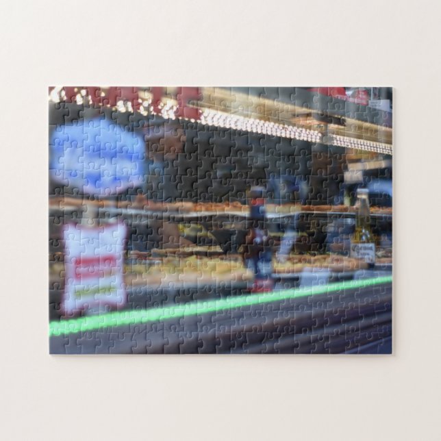 Quebra-cabeça Compro de pizza Reflexão no centro de Manhattan No (Horizontal)