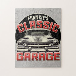 Quebra-cabeça Compro Personalizado de Garagem de Carro Clássico 