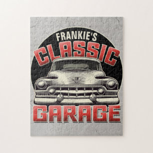 Quebra-cabeça Compro Personalizado de Garagem de Carro Clássico