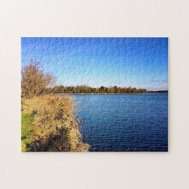 Quebra-cabeça Comus Lake, Delavan, Wisconsin (Horizontal)