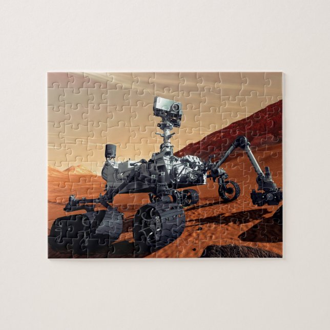 Quebra-cabeça Conceito Artístico do Rover de Marte Curiosity da  (Horizontal)