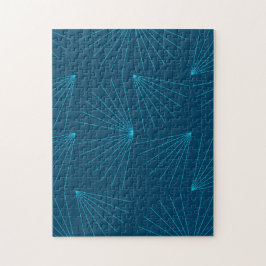 Quebra-cabeça Conceito de celebração de luz azul, moderno e simp