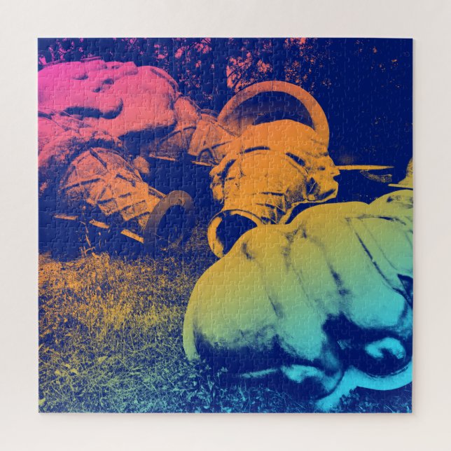 Quebra-cabeça cones de sorvete de Verão de fibra de vidro (Vertical)