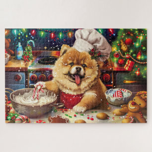 Quebra-cabeça Confeitaria de Natal Chow Chow: Festivo Natal
