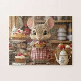 Quebra-cabeça Confeitaria Mouse Chef Tiny Tail Cozinha Caprichos