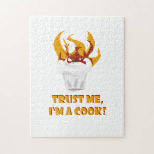 Quebra-cabeça Confie que eu mim é um cozinheiro!