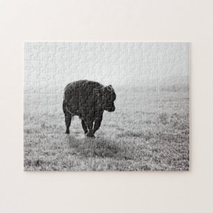 Quebra-cabeça Confunda 11x14 Bull no gelo por Amanda Smith
