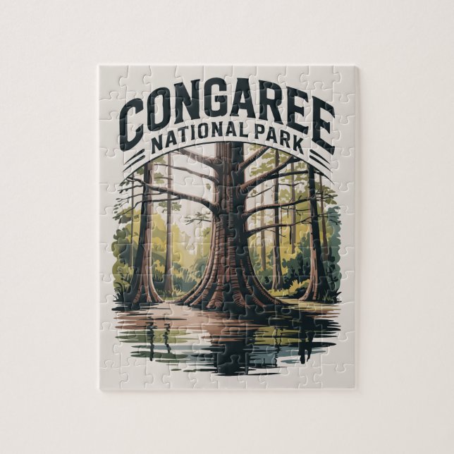 Quebra-cabeça Congaree National Park South Carolina Wilderness (Vertical)