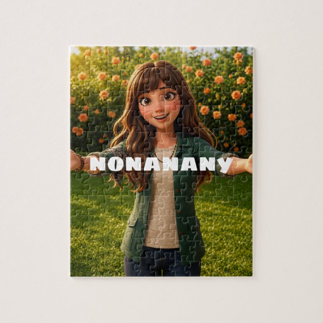 Quebra-cabeça Conheça Nona: Personagem Principal do Quebra-Cabeç (Vertical)