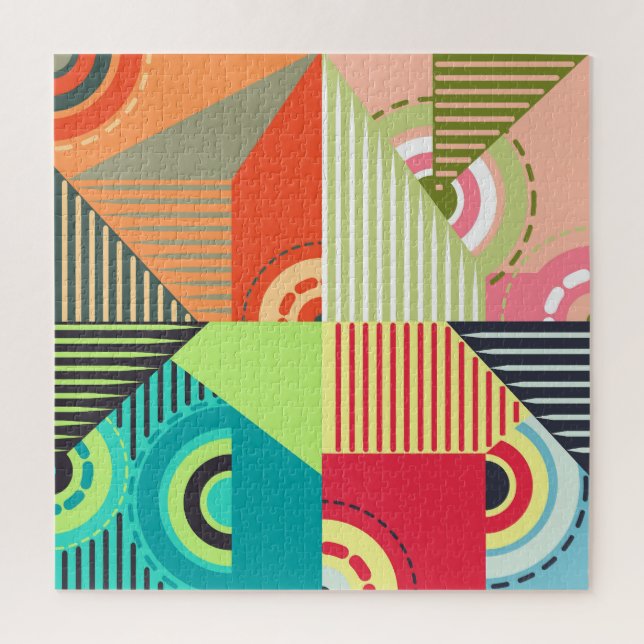Quebra-cabeça Conjunto de Ornamentos: Elementos de Design de Fun (Vertical)