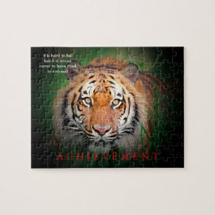 Quebra-cabeça Conquista Motivacional Tiger