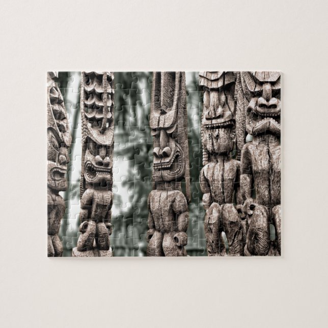 Quebra-cabeça Conselho Tribal Tiki (Horizontal)