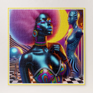 Quebra-cabeça Consensual Sentry Ken Gage Fantasy Vaporwave