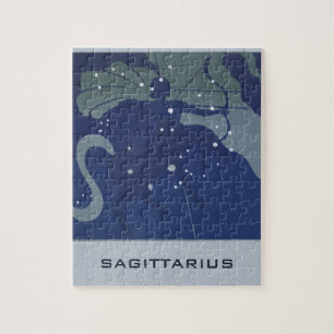 Quebra-cabeça Constelação do Sagitário da astrologia do zodí
