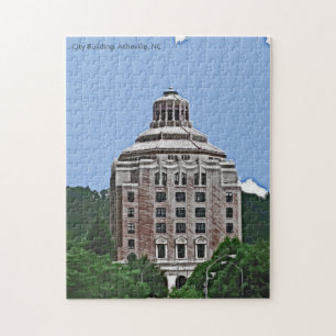 Quebra-cabeça Construção da cidade, Asheville, NC