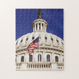 Quebra-cabeça Construção do Capitólio dos E.U., Washington DC
