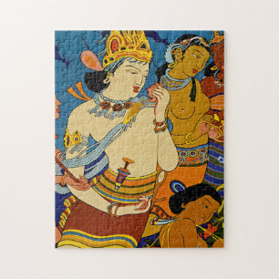 Quebra-cabeça Consulte Índia ~ Ajanta Frescoes