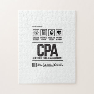 Quebra-cabeça contabilista público certificado-CPA
