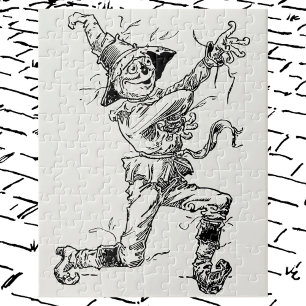 Quebra-cabeça Contos de Fadas Vintage do Mágico de Oz, o Espanta