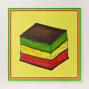 Quebra-cabeça Cookie Tricolor de Camada 7 - Arco-Íris Italiano