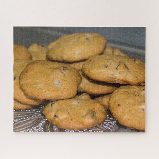 Quebra-cabeça Cookies Chip de Chocolate em Foto Púltimo (Horizontal)