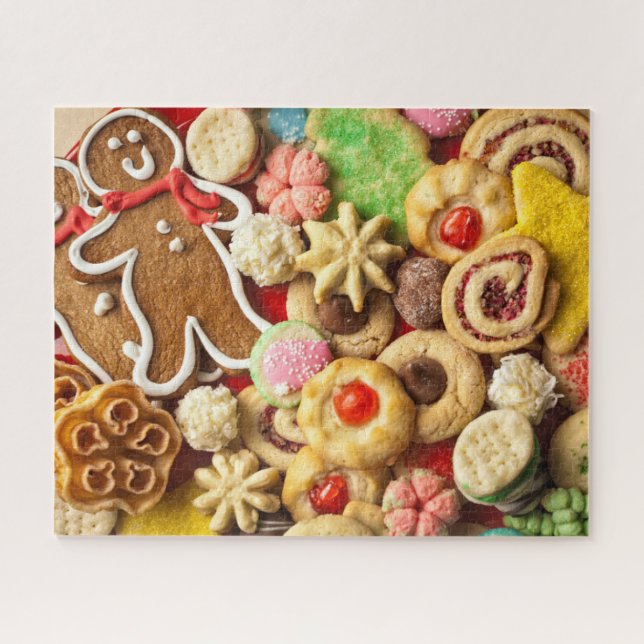 Quebra-cabeça Cookies de Natal (Horizontal)