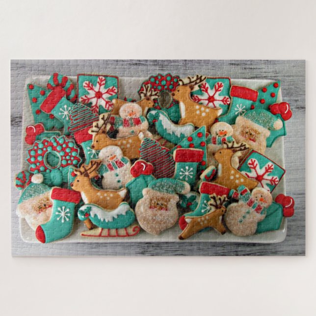 Quebra-cabeça Cookies de Natal (Horizontal)