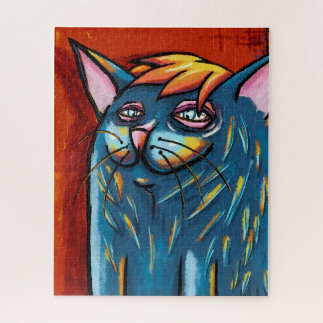 Quebra-cabeça Cool Cat (Vertical)