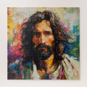 Quebra-cabeça Cor da religião do Cristo de Jesus