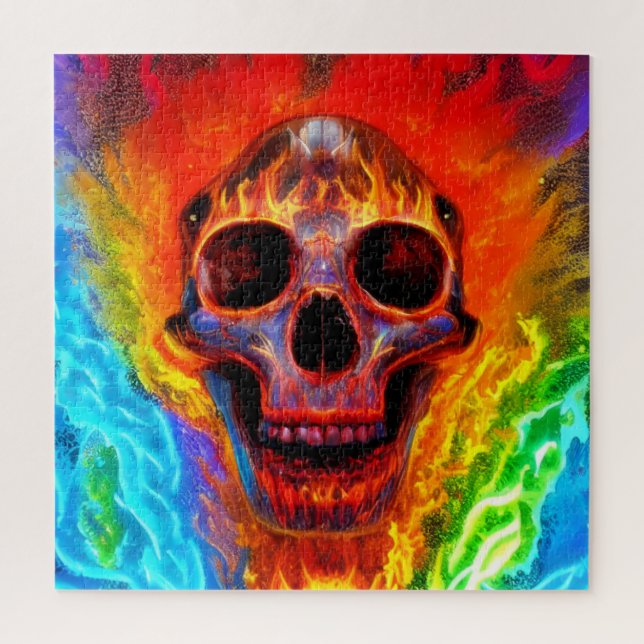 Quebra-cabeça Cor do crânio (Vertical)