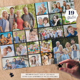 Quebra-cabeça Cor Personalizada de Colagem de Fotos 19 Personali