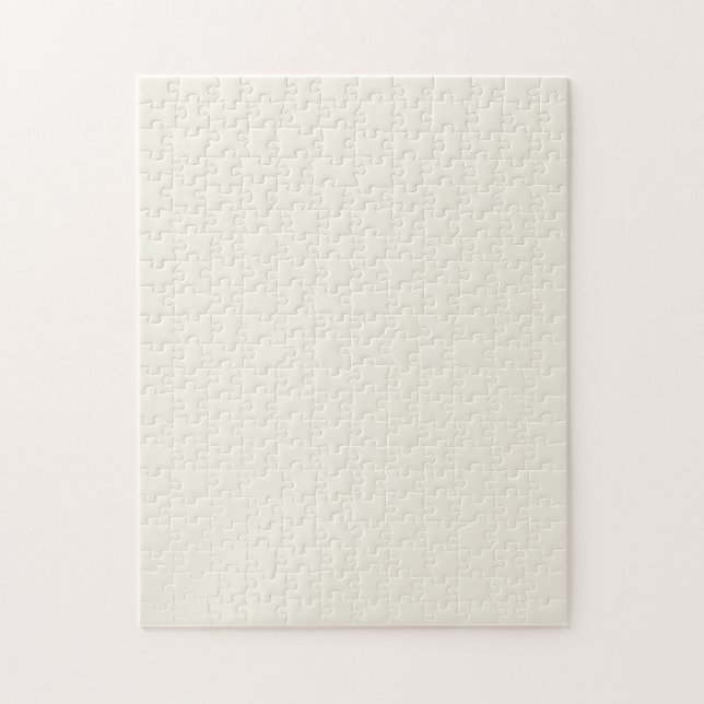 Quebra-cabeça Cor Sólida Branco cremosa (Vertical)
