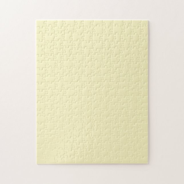 Quebra-cabeça Cor Sólido Amarelo-Manteiga (Vertical)